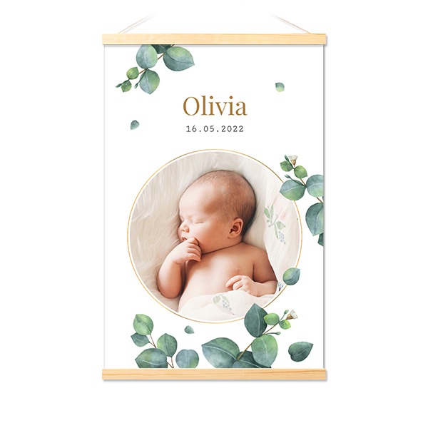 Fotoposter met magnetische hanger 40 x 60 cm Hout