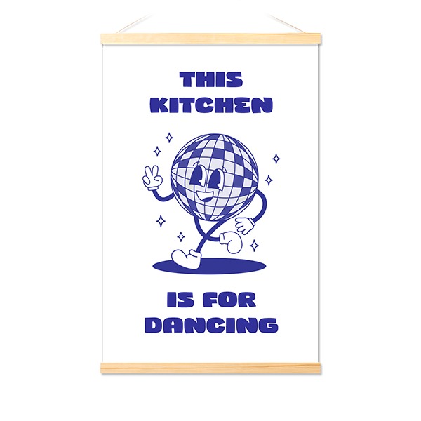 Plakat med Plakatophæng 40 x 60 cm Træ