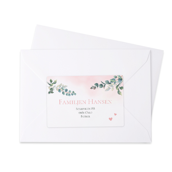 Sender address labels - set of 16 Sender address labels - set of 16