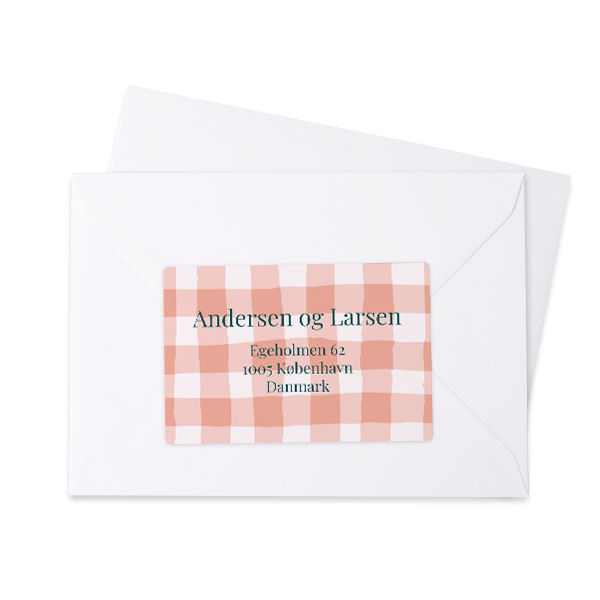 Sender address labels - set of 16 Sender address labels - set of 16