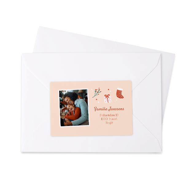 Afzender adresstickers - Set van 16 Afzender adresstickers - Set van 16
