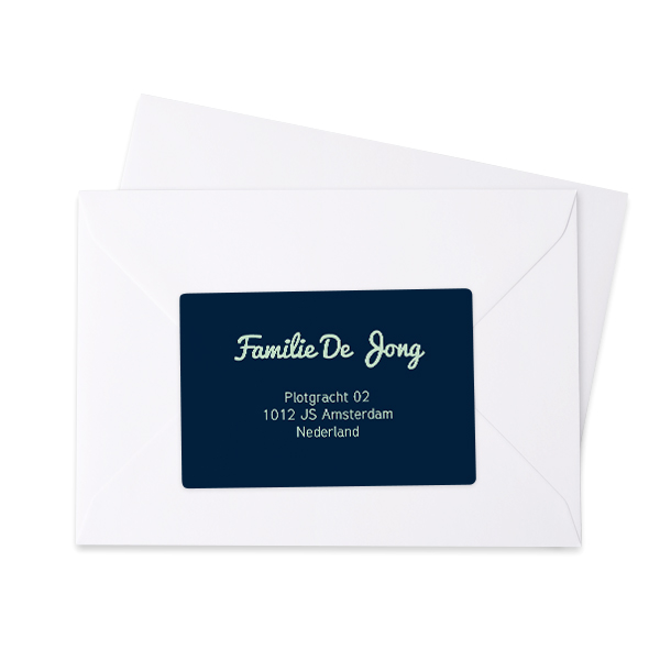 Étiquettes adresse pour l'expéditeur (lot de 16) Étiquettes adresse pour l'expéditeur (lot de 16)