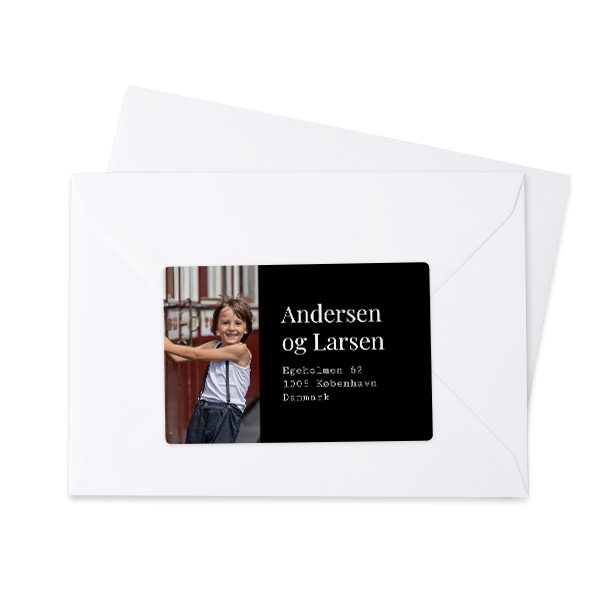 Afzender adresstickers - Set van 16 Afzender adresstickers - Set van 16