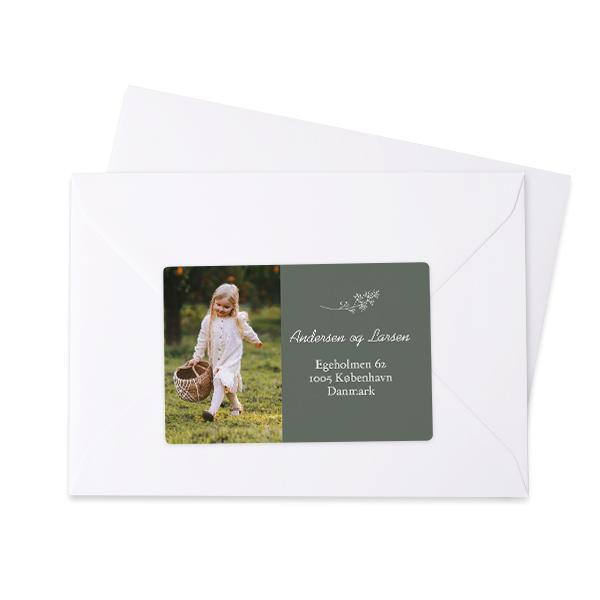 Afsender adresselabels – 16 stk