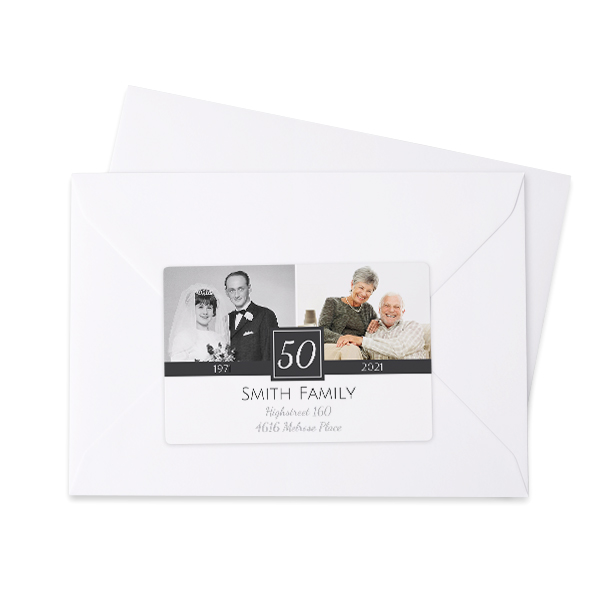 Afsender adresselabels – 16 stk
