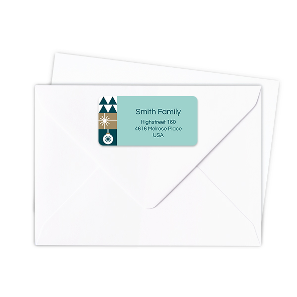 Rectangular address labels 70x35 - set of 24