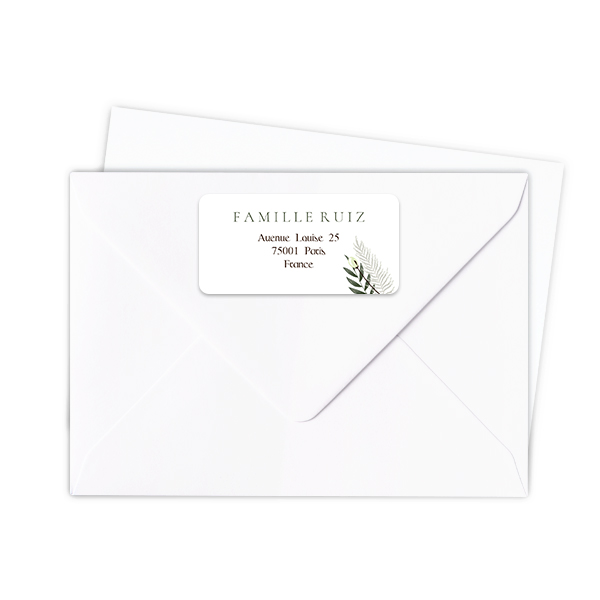 Afsender adresselabels – 24 stk Afsender adresselabels – 24 stk