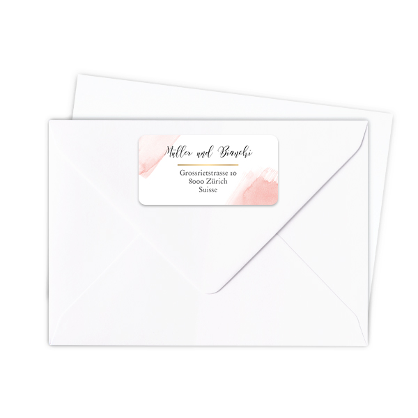 Sender address labels - set of 24 Sender address labels - set of 24