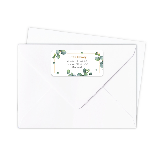 Rectangular address labels 70x35 - set of 24