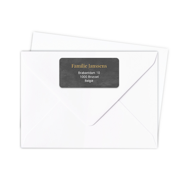 Sender address labels - set of 24 Sender address labels - set of 24