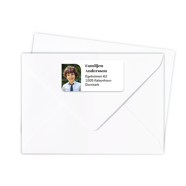 Sender address labels - set of 24 Sender address labels - set of 24
