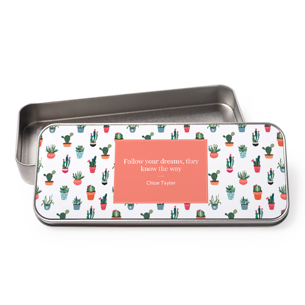 Tin box pencil case