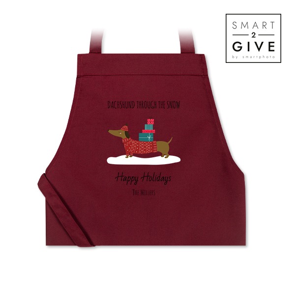 Smart2Give BBQ Box with Burgundy Apron