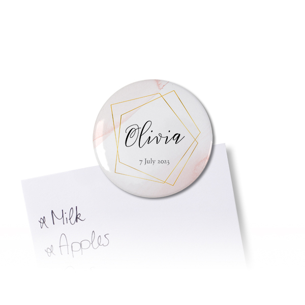 Badges aimantés petit format (lot de 12)