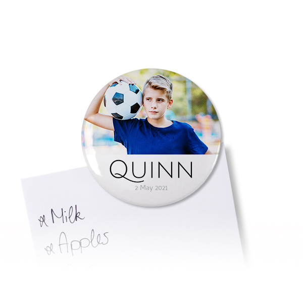 Badges aimantés grand format (lot de 12)