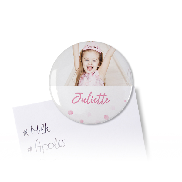 Badges aimantés grand format (lot de 24) Badges aimantés grand format (lot de 24)