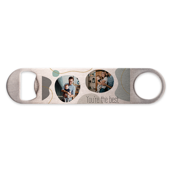Bottle opener steel with print Bottle opener steel with print