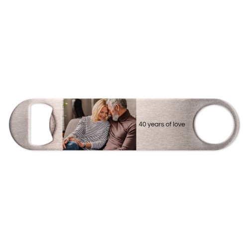 Bottle opener steel with print Bottle opener steel with print