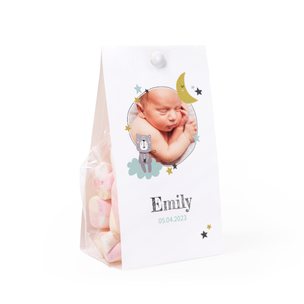 Set Geschenktüten mit Klammern - 24 Stk.