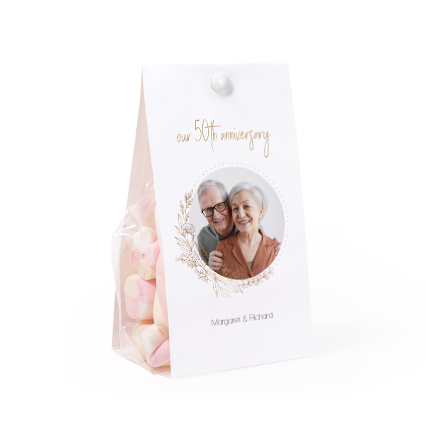 Candy bag with photo-wrapping - set of 24