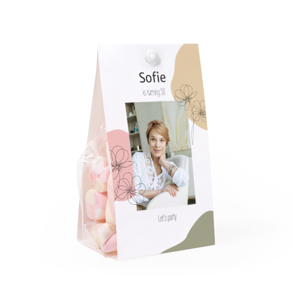 Candy bag with photo-wrapping - set of 24 Candy bag with photo-wrapping - set of 24