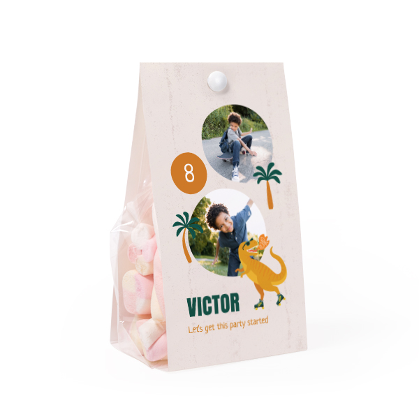 Candy bag with photo-wrapping - set of 24