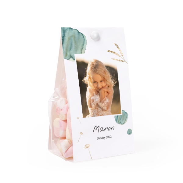 Candy bag with photo-wrapping - set of 24