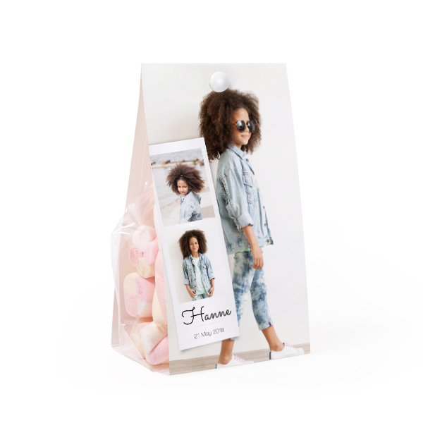 Candy bag with photo-wrapping - set of 24