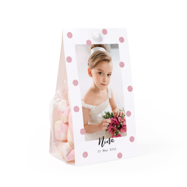 Candy bag with photo-wrapping - set of 24