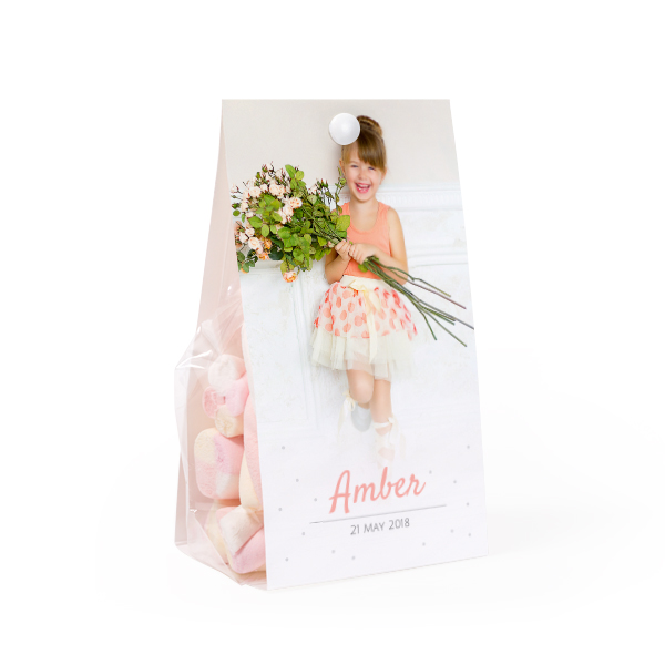 Candy bag with photo-wrapping - set of 24