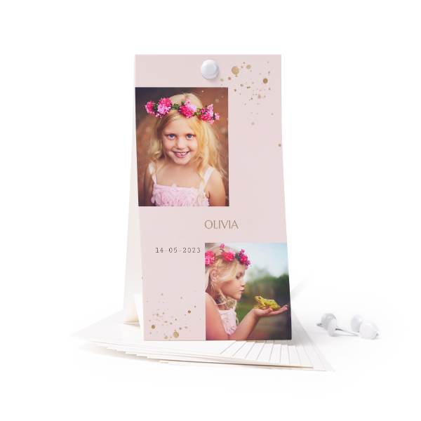 Standing card - set of 12 (6,5 x 12 cm)