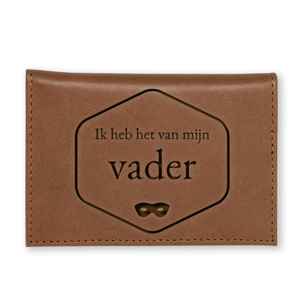 Leren pasjeshouder Leren pasjeshouder