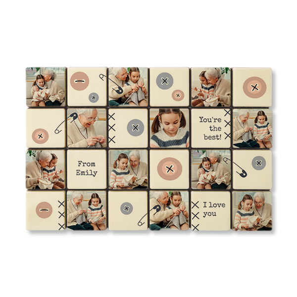 Chocolade Rechthoekig 24 stukjes