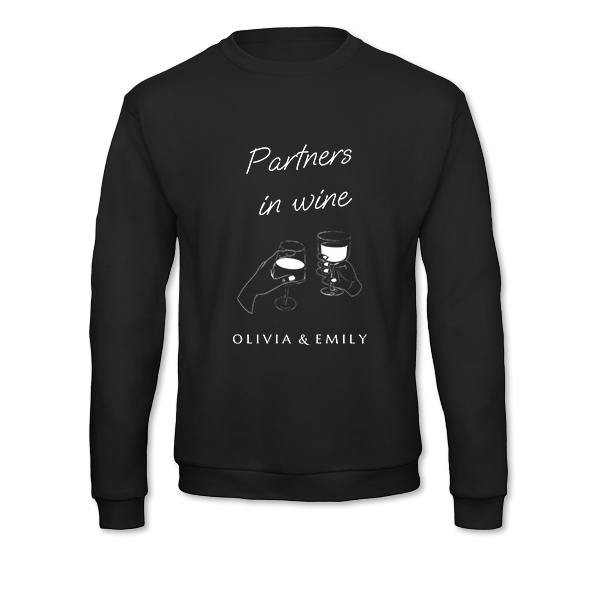 Sweater Unisex Black Sweater Unisex Black