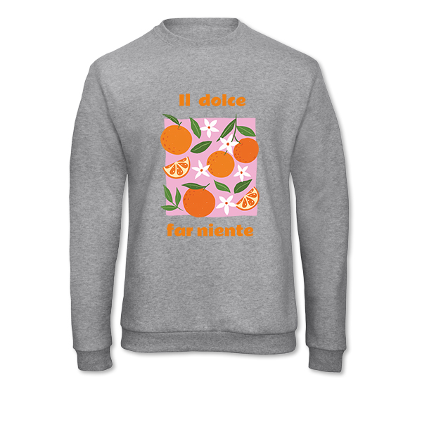 Trøje Unisex Gråmelert
