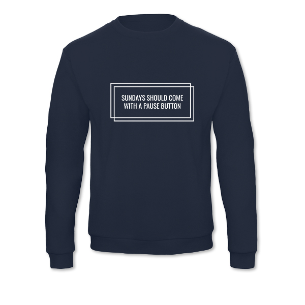 Sweater Unisex Navy Blue