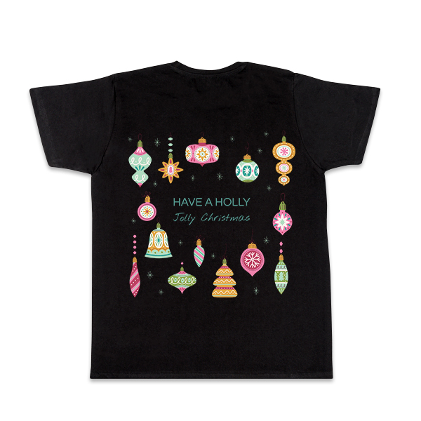 T-shirt Men Black Back T-shirt Men Black Back