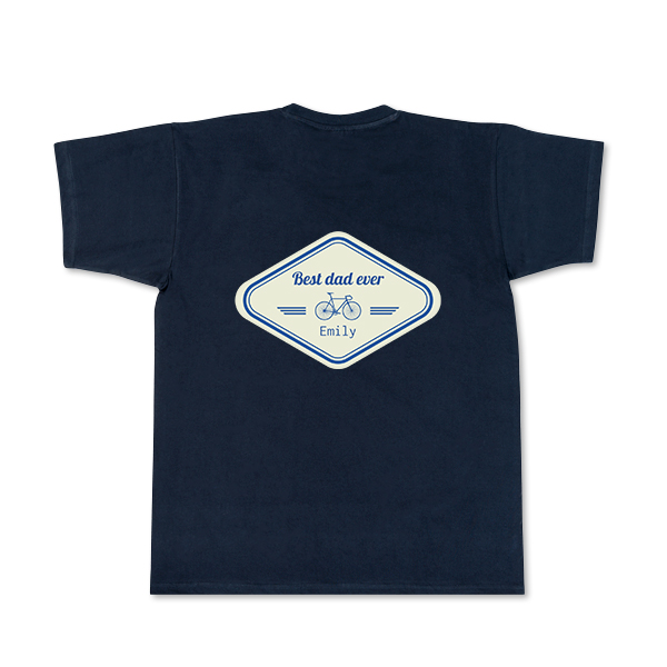 T-shirt Men Dark Blue Back T-shirt Men Dark Blue Back