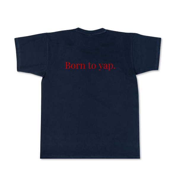 T-shirt mørkeblå Bagside