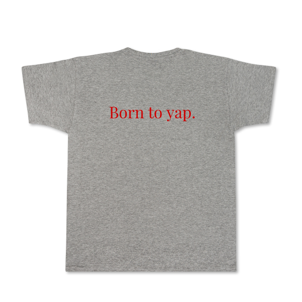 T-shirt grå Bagside