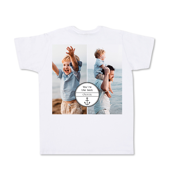 T-Shirt Weiss Rückseite
