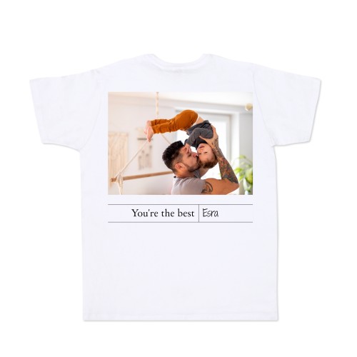 T-shirt Men White Back