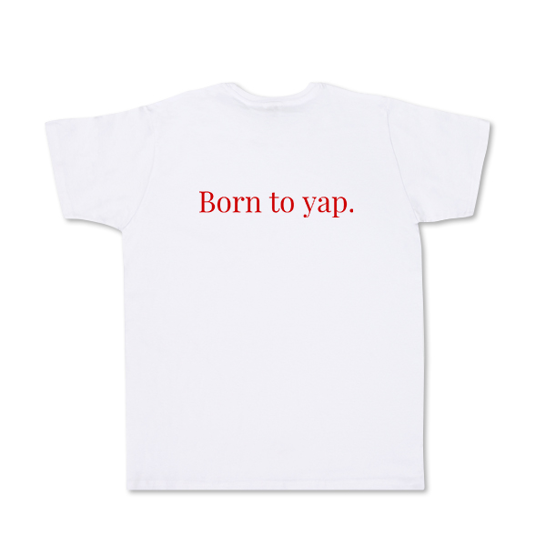 T-shirt hvid Bagside