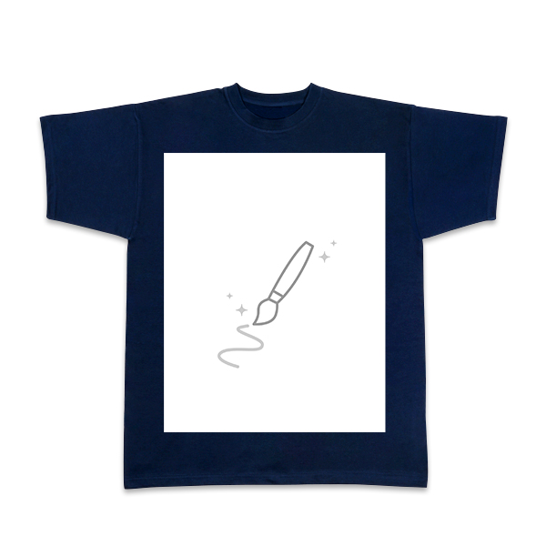T-shirt bleu foncé T-shirt bleu foncé