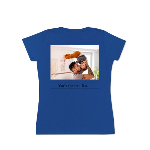 T-shirt Women Atoll Blue Back