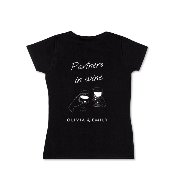 T-shirt Women Black Back T-shirt Women Black Back