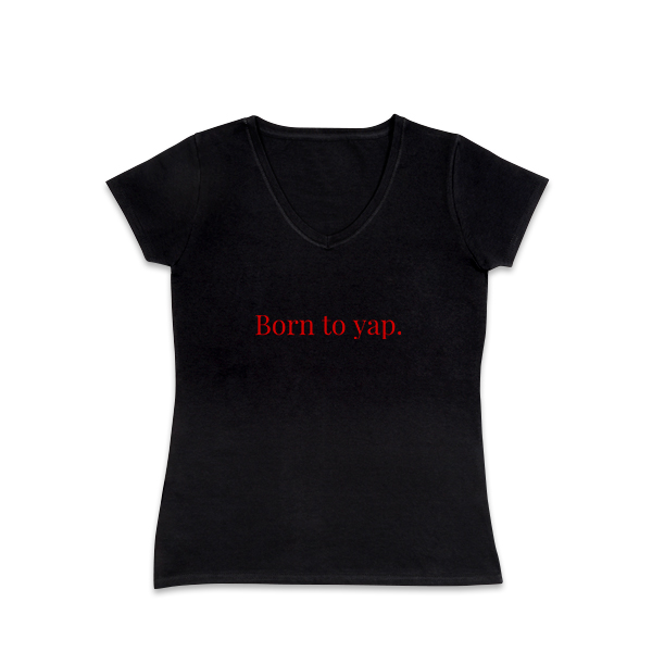 T-shirt dame sort