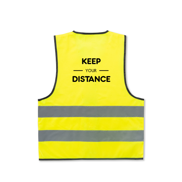 Reflective Vest Child Personalised Back