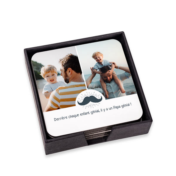 Sous-verres luxe carrés
