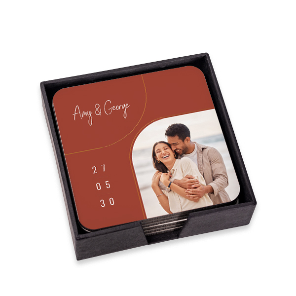 Sous-verres luxe carrés Sous-verres luxe carrés
